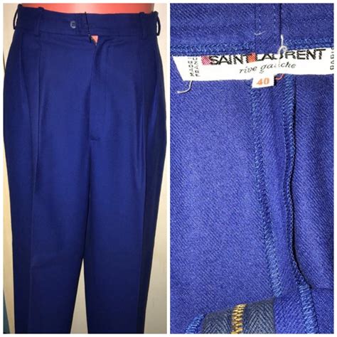 vintage yves st laurent trousers